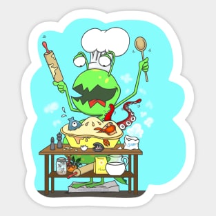 Peter & the Closet Monster, baker Sticker